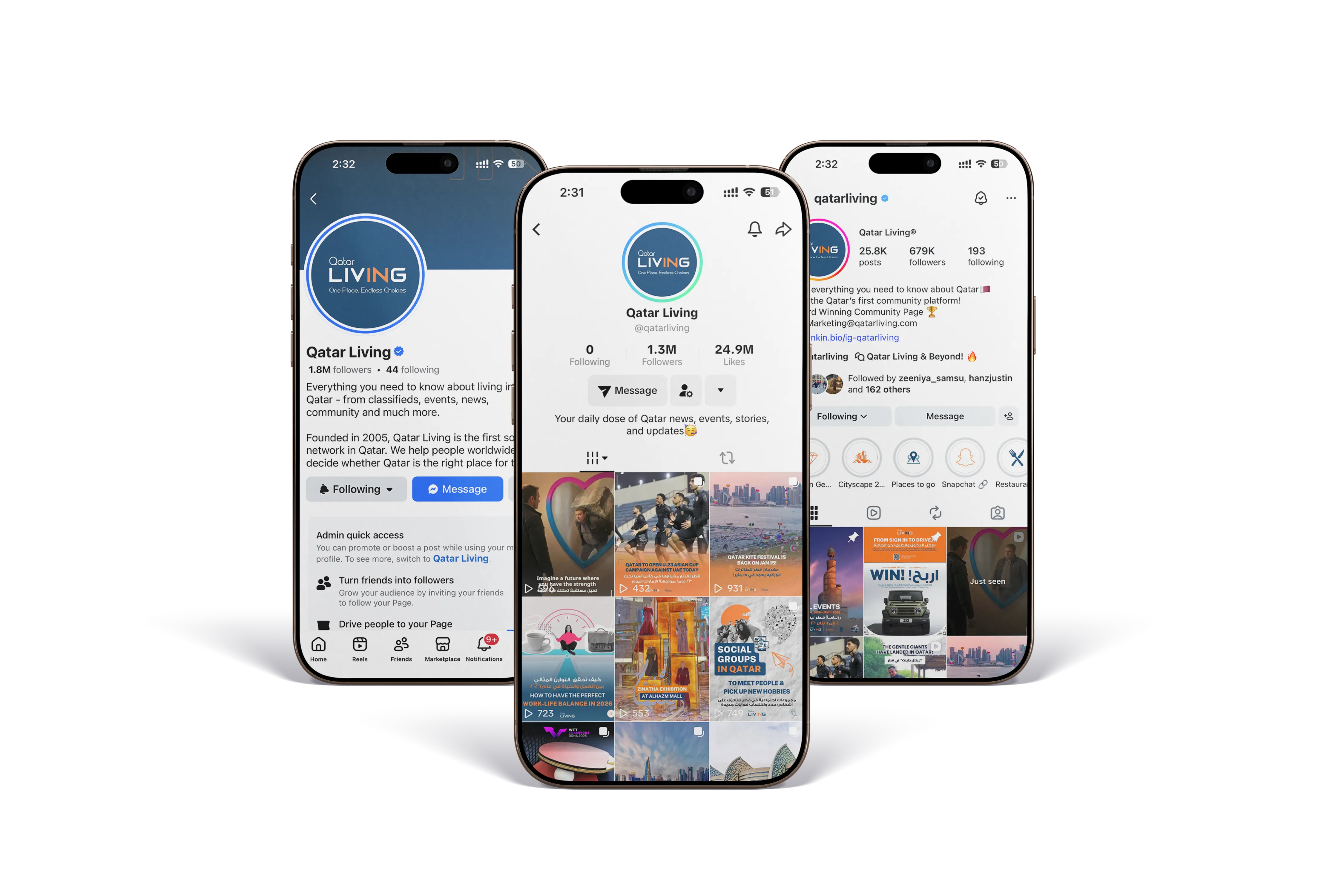 Follow us on social media